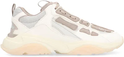 Shop Amiri Bone Runner Mesh Sneakers In White