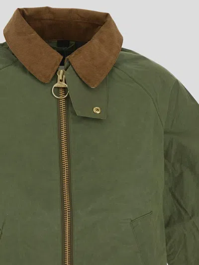 Shop Barbour Jacket In Armyancient