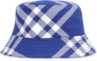 Shop Burberry Bucket Hat In Blue