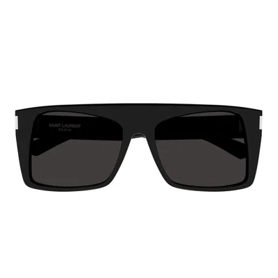 Shop Saint Laurent Eyewear Sunglasses In Black