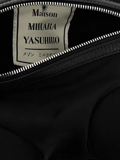 Shop Miharayasuhiro Maison Mihara Yasuhiro 'triceratops' Crossbody Bag In Black