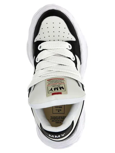 Shop Miharayasuhiro Maison Mihara Yasuhiro 'wayne' Sneakers In White/black