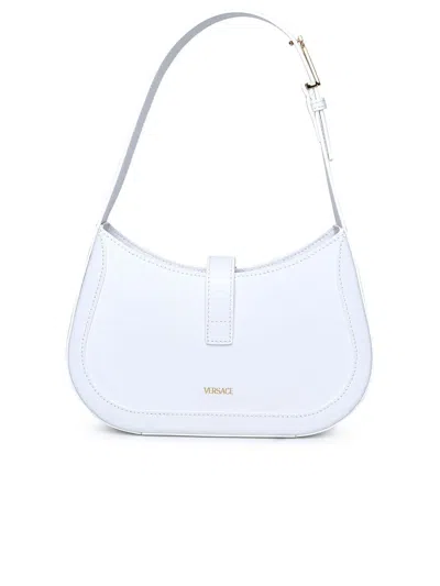 Shop Versace White Leather Bag