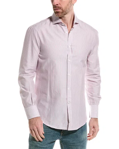 Shop Brunello Cucinelli Basic Fit Shirt In Pink