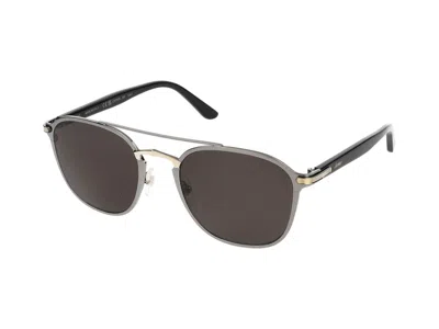 Shop Cartier Sunglasses In Gold Black Grey