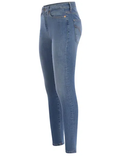 Shop Dondup Jeans  "iris" In Denim Azzurro