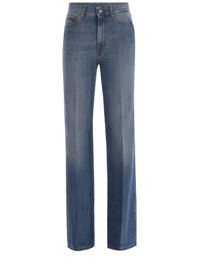 Shop Dondup Jeans  "amber" In Denim Azzurro