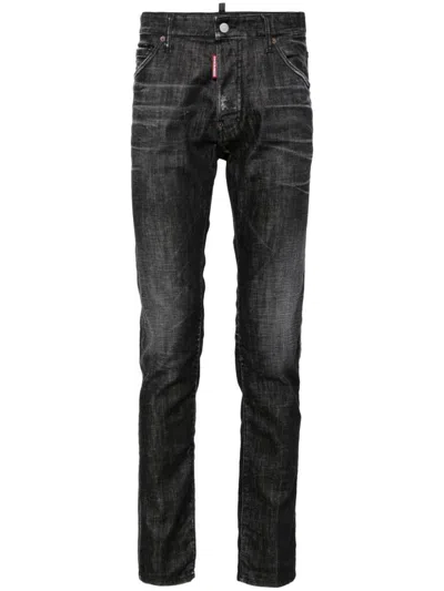 Shop Dsquared2 Slim-leg Jeans In Black