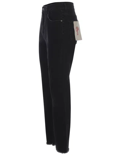 Golden Goose Jeans In Denim Nero