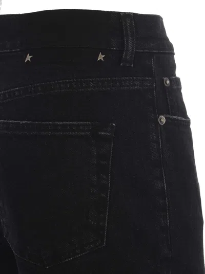Golden Goose Jeans In Denim Nero