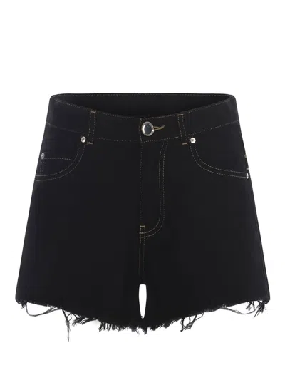 Shop Pinko Shorts  "honey" In Black