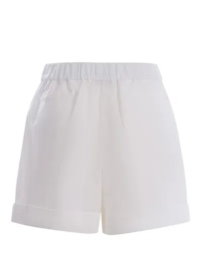 Shop Pinko Shorts  "primula" In White