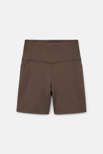 Girlfriend Collective Café Compressive Pocket Run Short