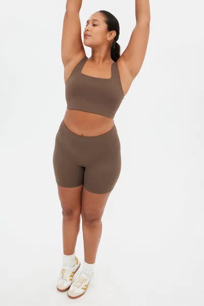 Girlfriend Collective Café High-rise Run Short