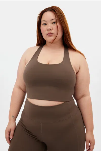 Girlfriend Collective Café Paloma Racerback Bra