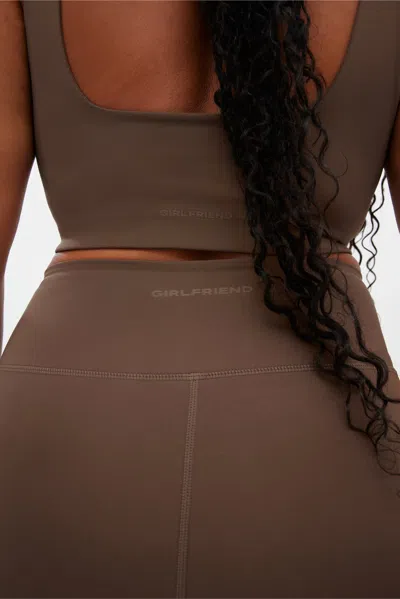 Girlfriend Collective Café Tommy Cropped Bra
