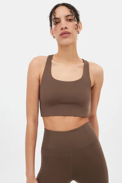 Girlfriend Collective Café Paloma Racerback Bra