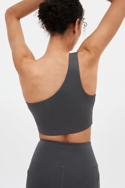 Girlfriend Collective Moon Bianca One Shoulder Bra