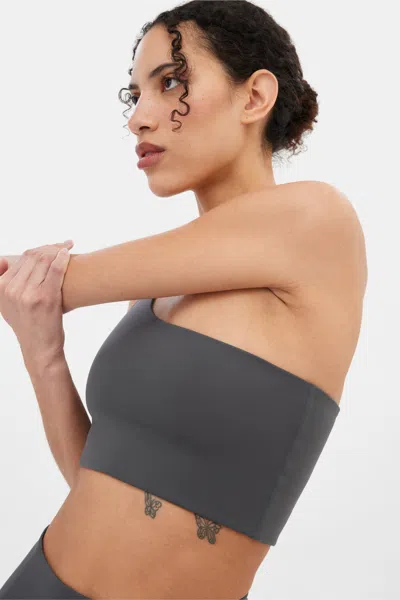 Girlfriend Collective Moon Bianca One Shoulder Bra