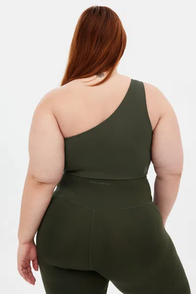 Girlfriend Collective Terrace Bianca One Shoulder Bra