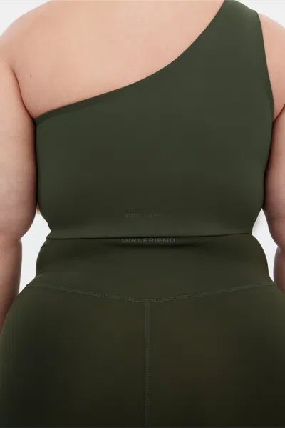 Girlfriend Collective Terrace Bianca One Shoulder Bra