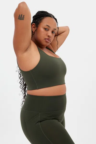 Girlfriend Collective Terrace Tommy Cropped Bra