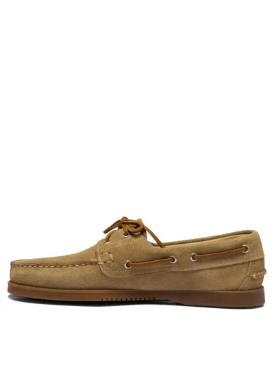 Shop Paraboot "barth"  Boat Loafers In Beige
