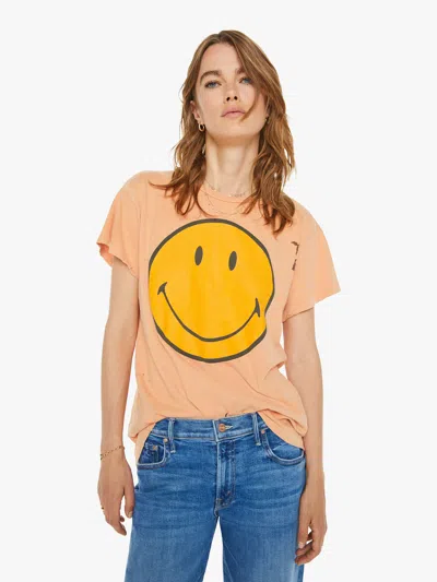 Shop Madeworn Keep Smiling Peach Fuzz T-shirt In Multi