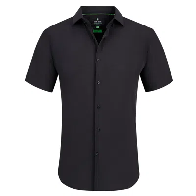 Shop Tom Baine Solid Performance Button Down In Black