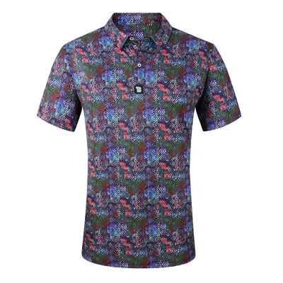 Shop Tom Baine Men's Performance Four-way Stretch Golf Polo In Multi