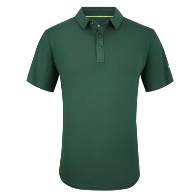 Shop Tom Baine Men's Performance Solid Four-way Stretch Golf Polo In Green
