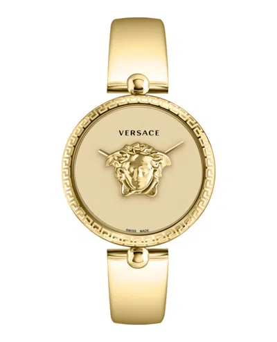 Shop Versace Palazzo Empire Bracelet Watch In Multi
