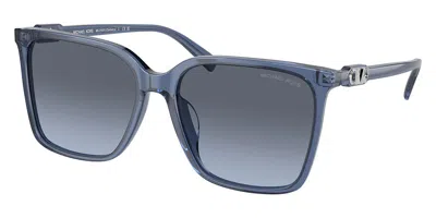 Shop Michael Kors Women's Canberra 56mm Transparent Sunglasses Mk2197u-39568f-56 In Blue
