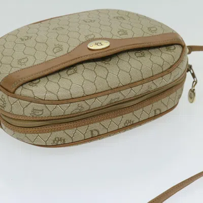 Shop Dior Délices Beige Canvas Shoulder Bag ()