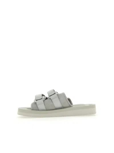 Shop Suicoke Sandals In Grey