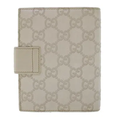 Shop Gucci Ssima White Canvas Wallet  ()
