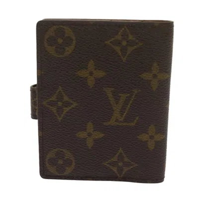 Pre-owned Louis Vuitton Agenda Brown Canvas Wallet  ()