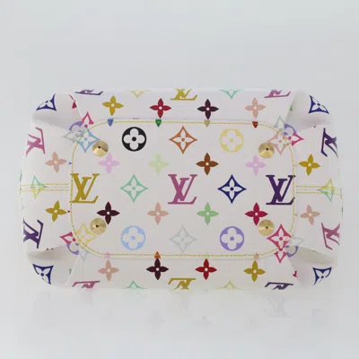 Pre-owned Louis Vuitton Annie White Canvas Tote Bag ()