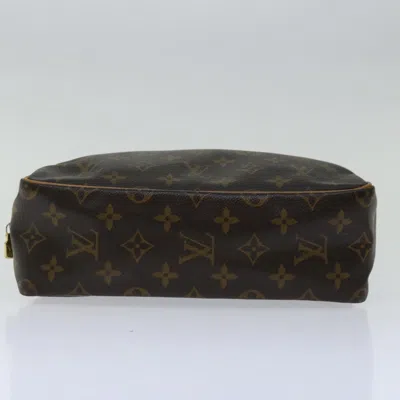 Pre-owned Louis Vuitton Brown Canvas Clutch Bag ()