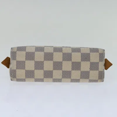 Pre-owned Louis Vuitton Cosmetic Pouch White Canvas Clutch Bag ()