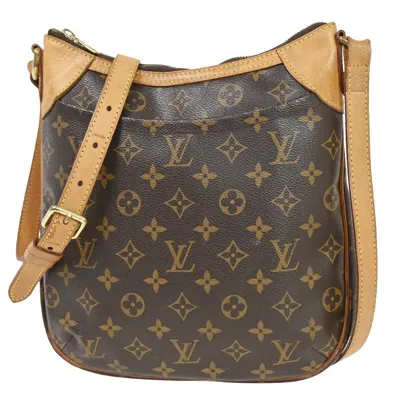 Pre-owned Louis Vuitton Odéon Brown Canvas Shoulder Bag ()
