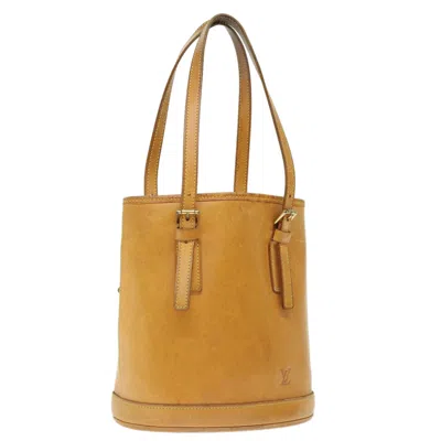 Pre-owned Louis Vuitton Normandy Beige Leather Tote Bag ()