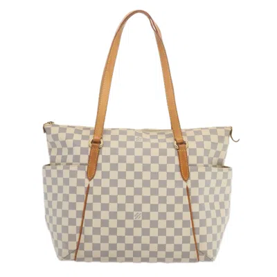 Pre-owned Louis Vuitton Totally Grey Canvas Tote Bag ()
