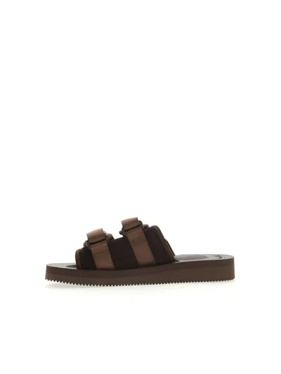 Shop Suicoke Sandals In Brown