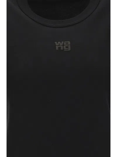 Shop Alexander Wang T T By -shirts & Vests In Black