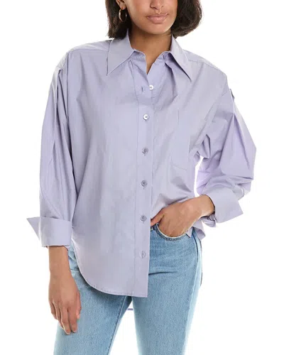 Shop Equipment Sergine Oversized Shirt In Purple