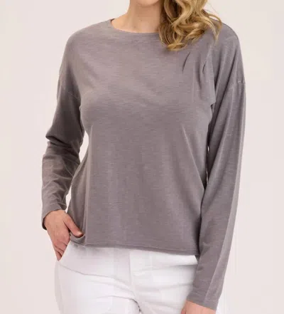 Shop Wearables Floretto Long Sleeve Top In Solitaire Pigment In Multi