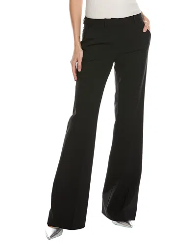 Shop Theory Demitria Wool-blend Pant In Black