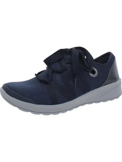 Shop Bzees Glisten Womens Cushioned Footbed Man Made Casual And Fashion Sneakers In Blue