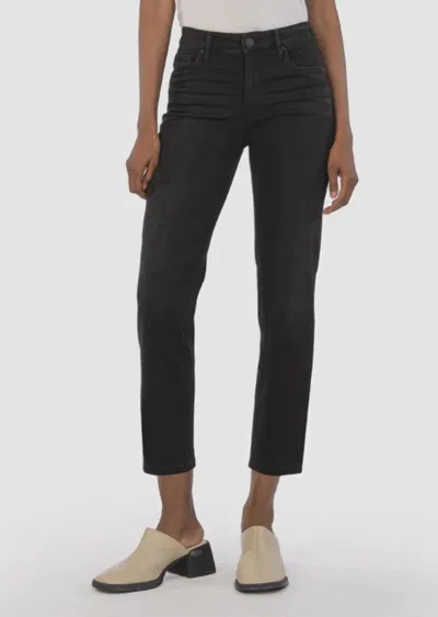 Shop Kut From The Kloth Racheal High Rise Fab Ab Mom Jean In Black